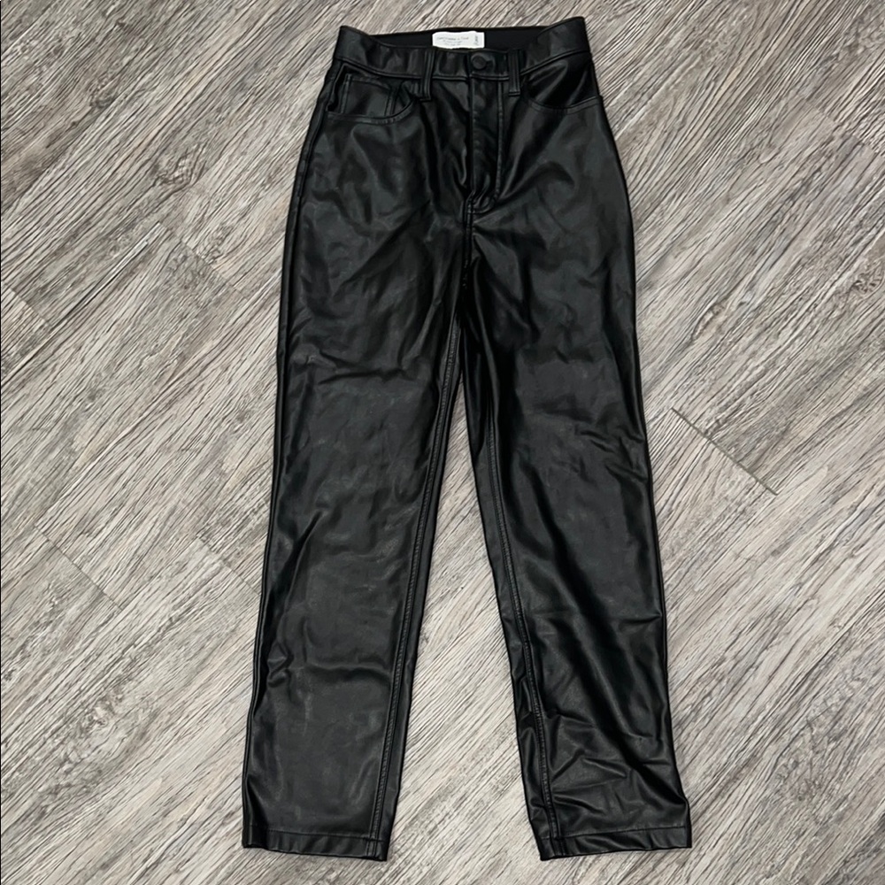 Abercrombie & Fitch Leather pants